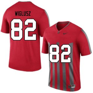 Men's Ohio State Buckeyes #82 Sam Wiglusz Retro Nike NCAA College Football Jersey Colors MLH5144AG